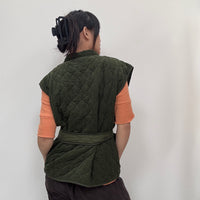 *NEW* Johanna Babycord Gilet Olive