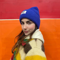 *BACK IN STOCK* Angora Beanie Royal Blue