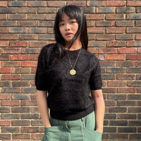 Amaya Brushed Cashmere Jumper Black
