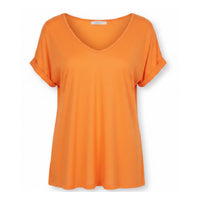 Elena V-neck T Orange
