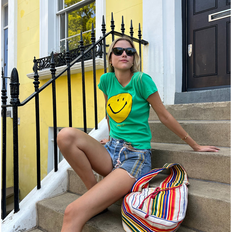 Get It On Sunny Afternoon Green Logo T Shirt