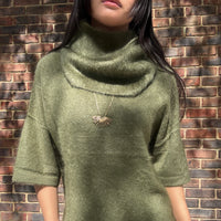 Cashmere Neck Warmer Dark Moss