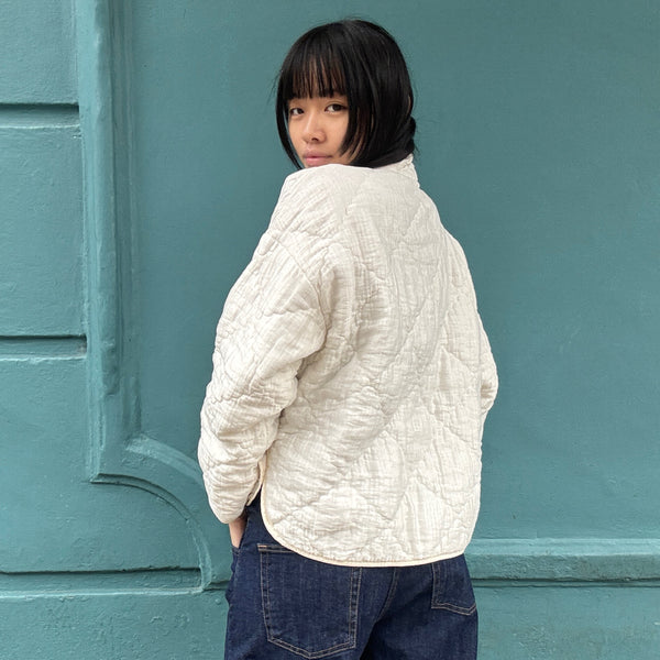 *NEW* White Quilted Jacket