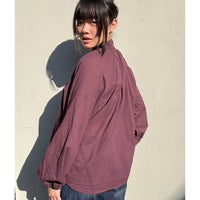 *NEW STYLE* Johanna Collared Shirt Aubergine