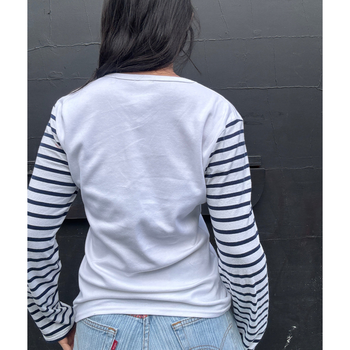 Letterman Stripe T