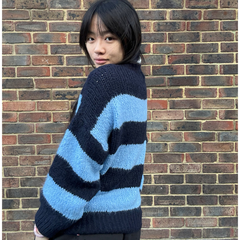 *NEW* Stripe Jumper Blue