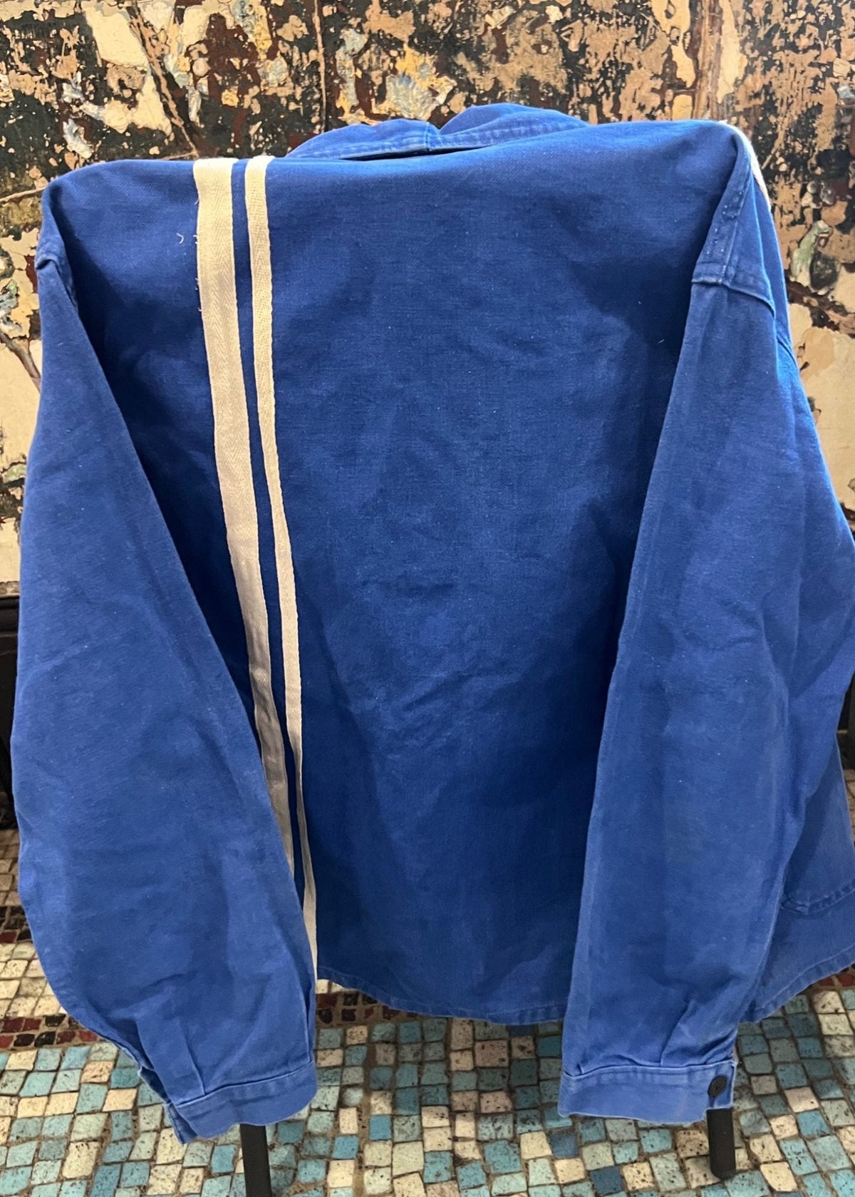 027. French Workwear Jacket with Stripes
