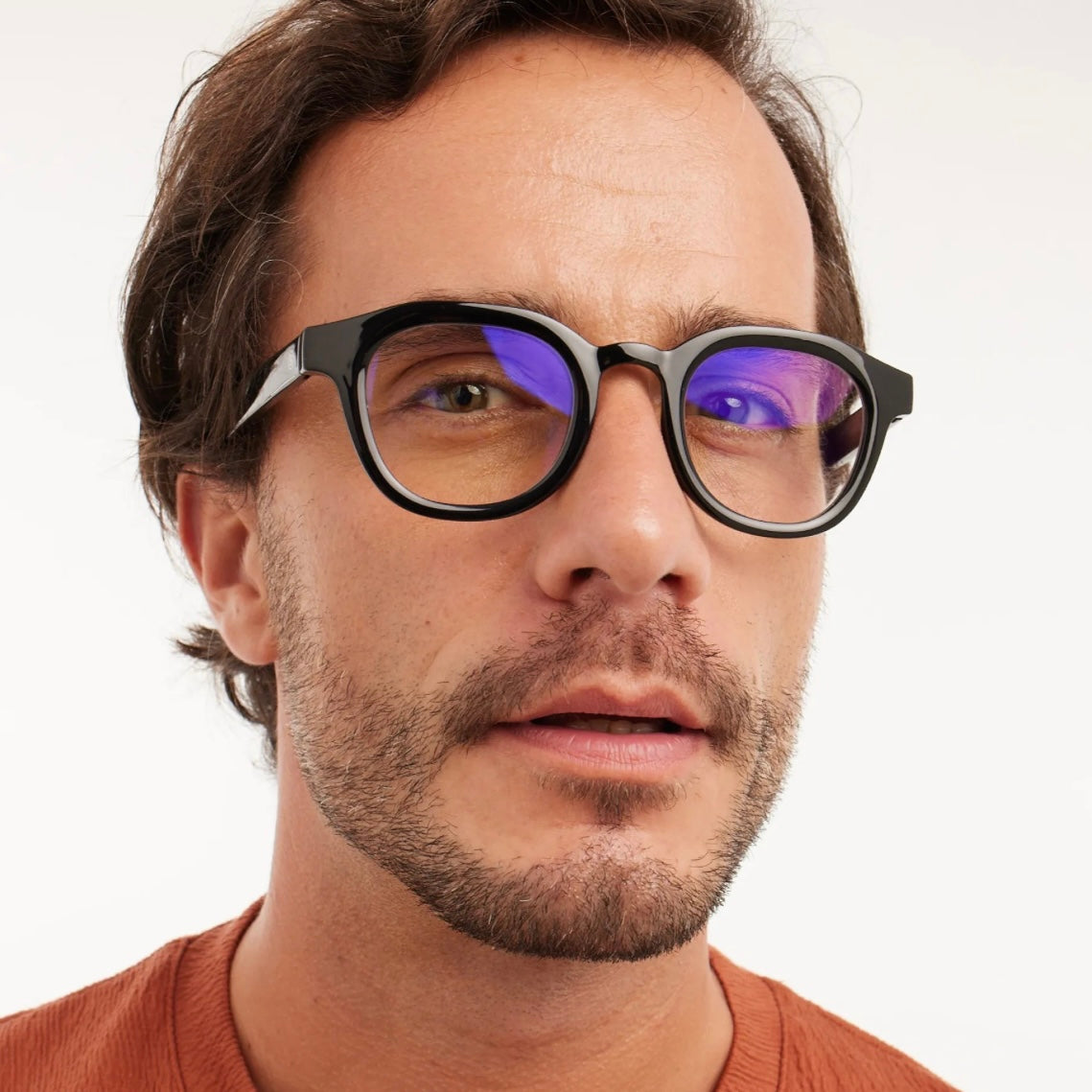 *NEW*Barner Readers Andy Glossy Black Noir