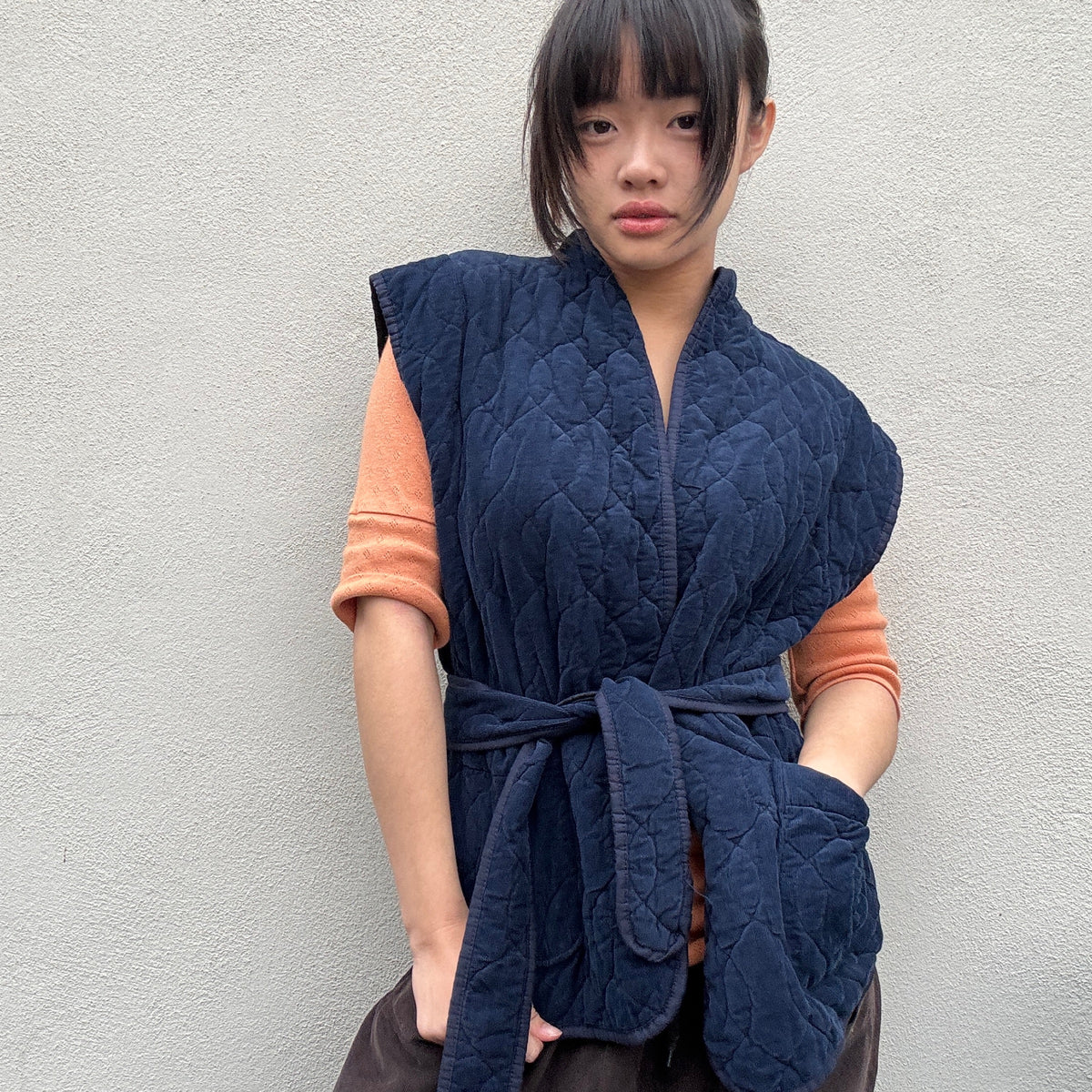 *NEW* Johanna Babycord Gilet Navy