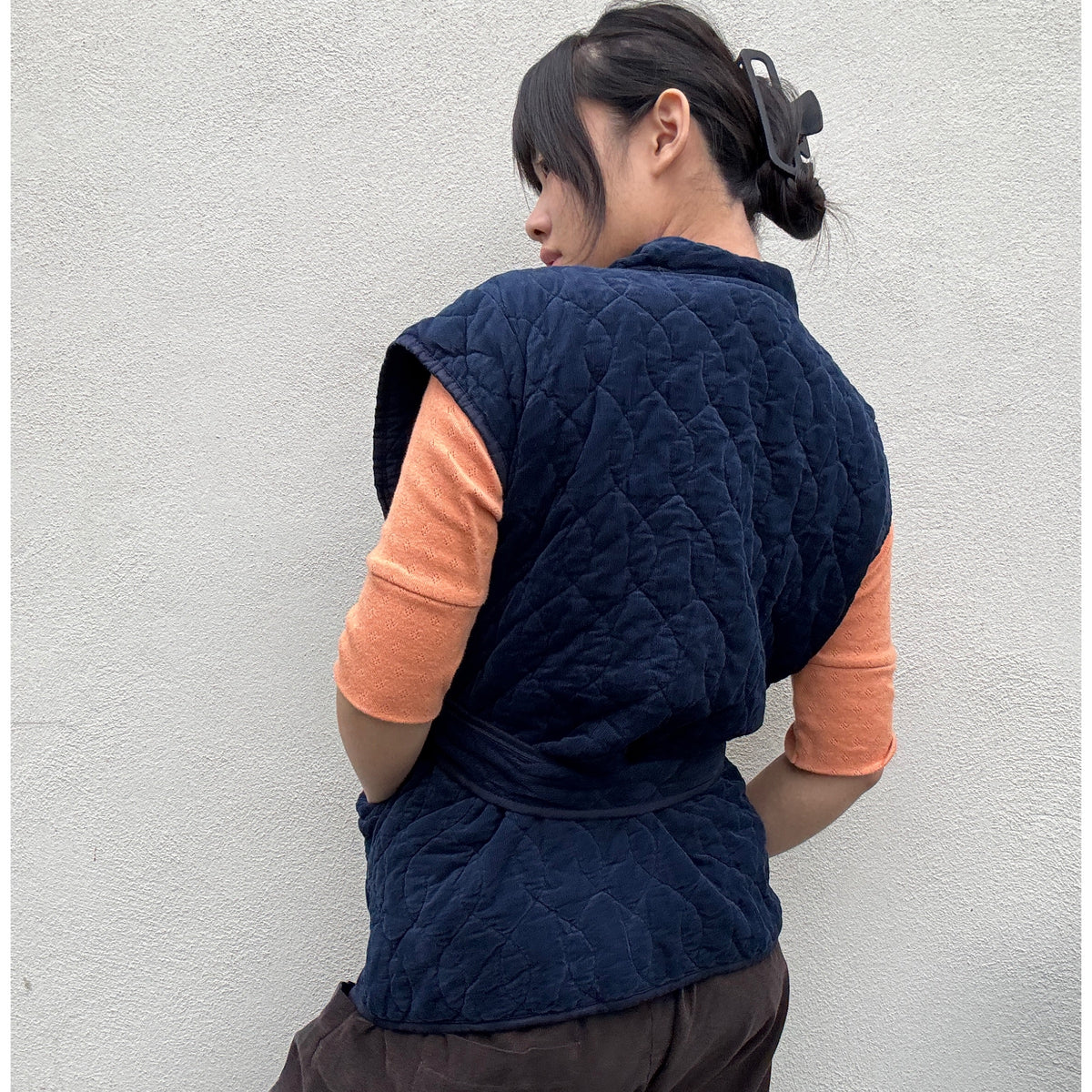 *NEW* Johanna Babycord Gilet Navy