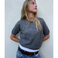 Amaya Brushed Cashmere Jumper Heather Grey