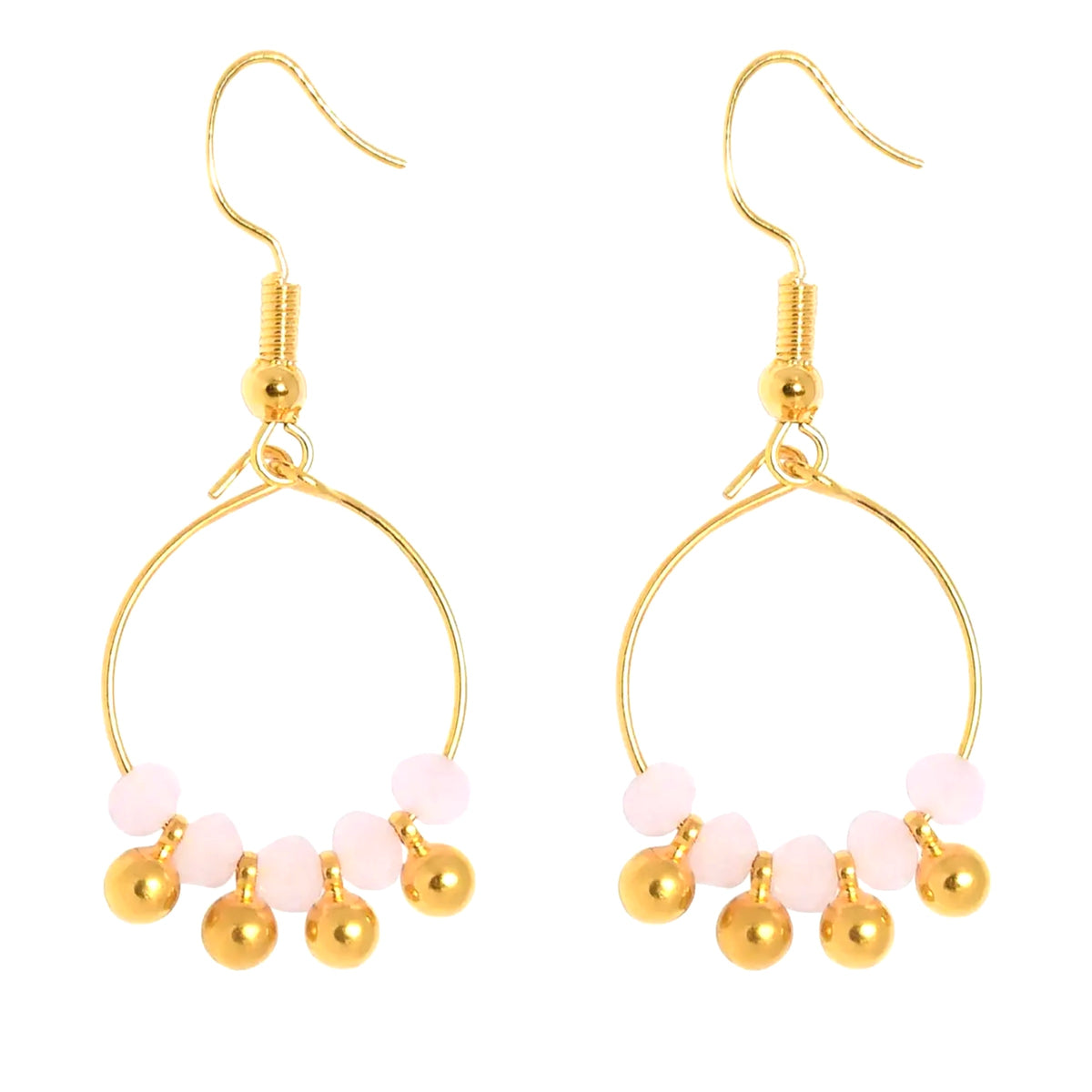 Minky Earrings Pale PInk