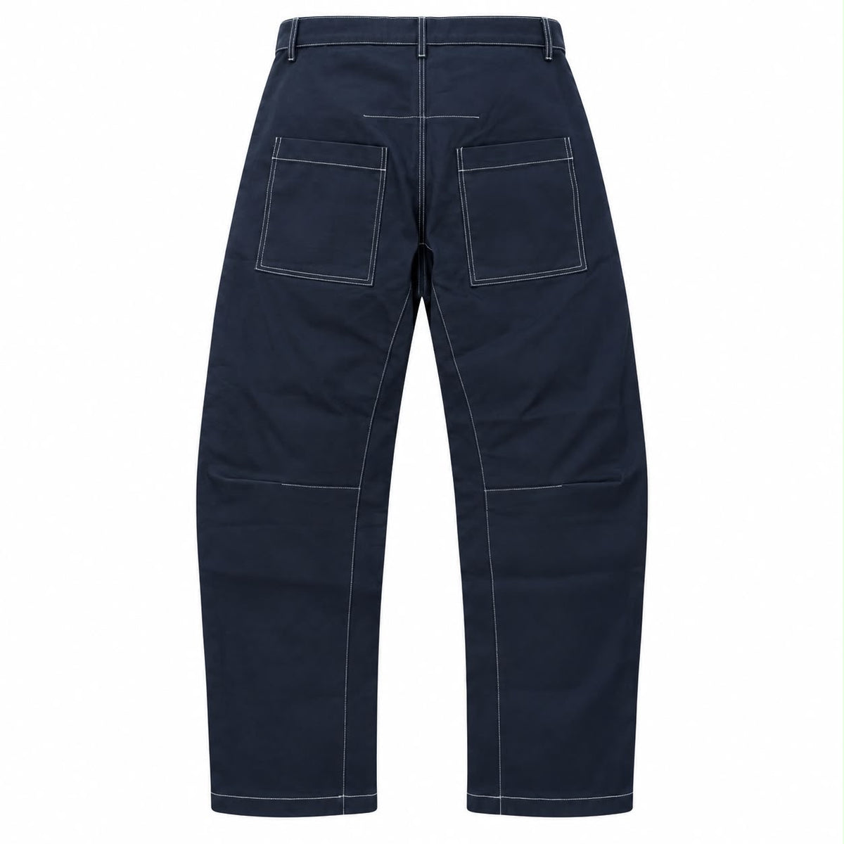 Topstitched Barrel Navy