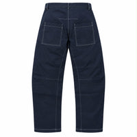 Topstitched Barrel Navy