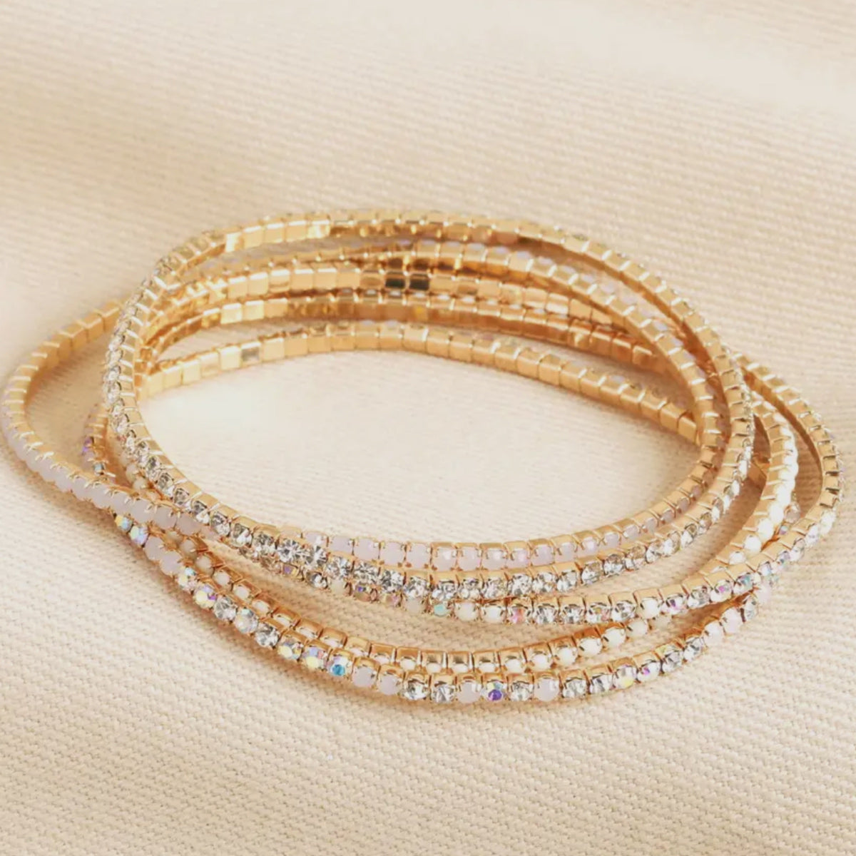 Crystal Multi Tennis Bracelets