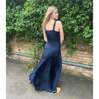 Silk95 Mar A Lago Evening Dress Navy