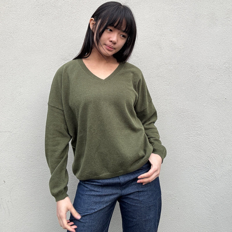 *NEW* Cashmere Alicia Army Green Jumper