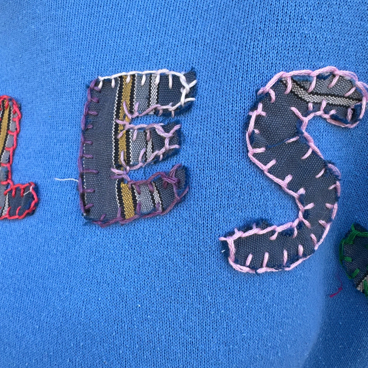 Useless Upcycled Applique Sweat