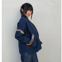 *NEW SEASON* Johanna Braided Kimono Navy