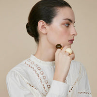 Feeka Okan Resin Ring Pocelaine