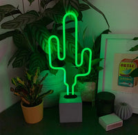 Neon Cactus Sign