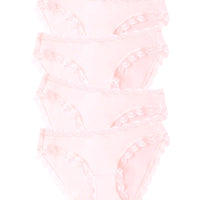 *NEW* Stripe & Stare Knicker Four Pack Pink a Boo