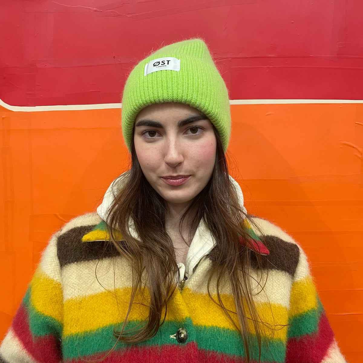 *NEW COLOUR* Angora Beanie Lime