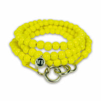 Lemon Yellow Beaded Phone Cord