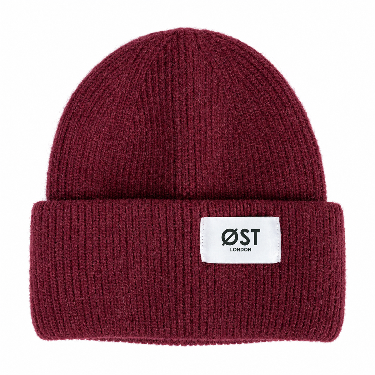 Angora Beanie Burgundy