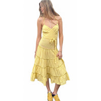 *RESTOCK* Cross-Back Dress Yellow