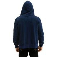 *RESTOCKED* Aviator Nation 5 Stripe Zip Hoodie Navy/Blue