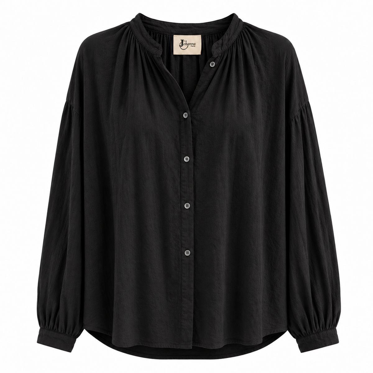 Lightweight Cotton Shirt Black
