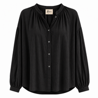 Lightweight Cotton Shirt Black