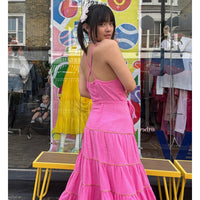 *RESTOCK* Cross-Back Dress Pink