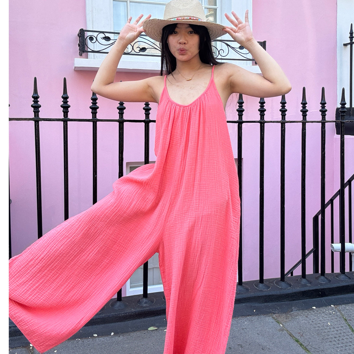 Rio Jumpsuit Strawberry