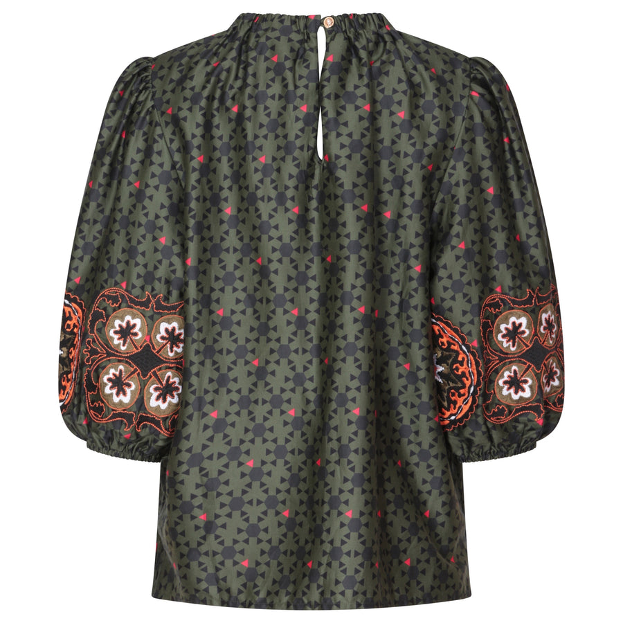 Emily Lovelock Lilly Top Olive
