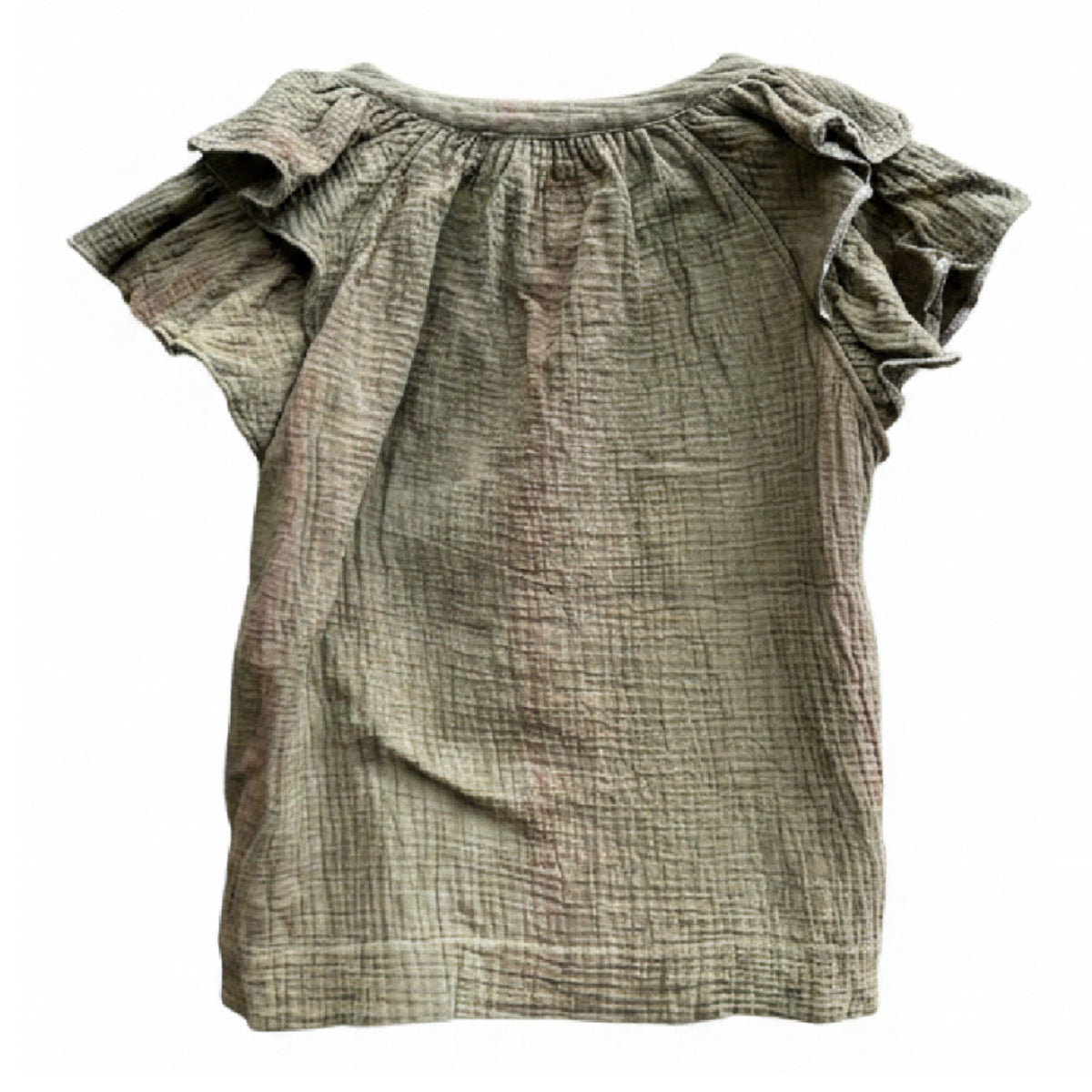 *AW26* Overdyed Puff Top Army