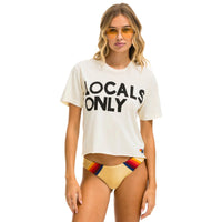 *NEW* Locals Only Boyfriend T Vintage White