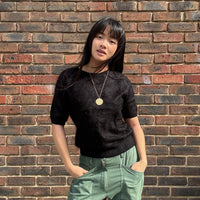 Amaya Brushed Cashmere Jumper Black