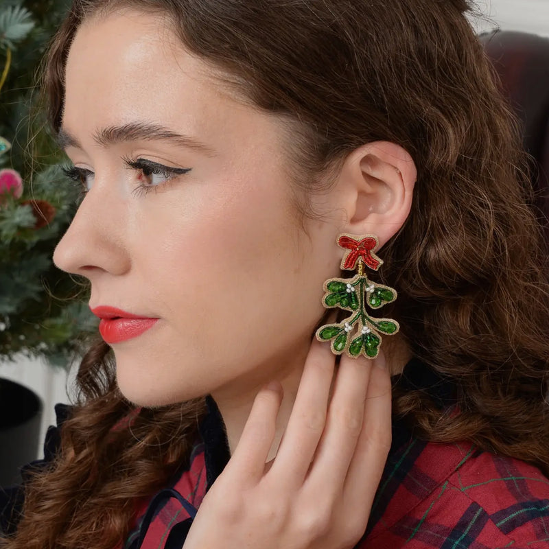 *NEW* Mistletoe Earrings