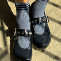 *NEW* Le Bon Shoppe Girlfriend Socks Indigo