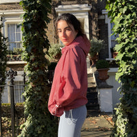 Ginny & Me Flared Windbreaker Wine Check