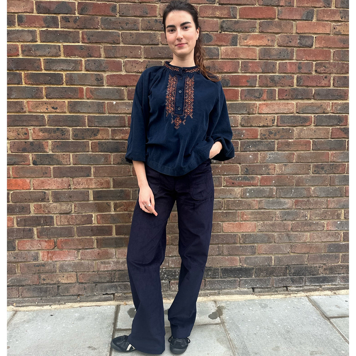 *NEW COLOUR* Cord Melrose Pant Navy