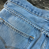 *NEW* Useless Zig Zag Stitch Levi's Orange/Blue