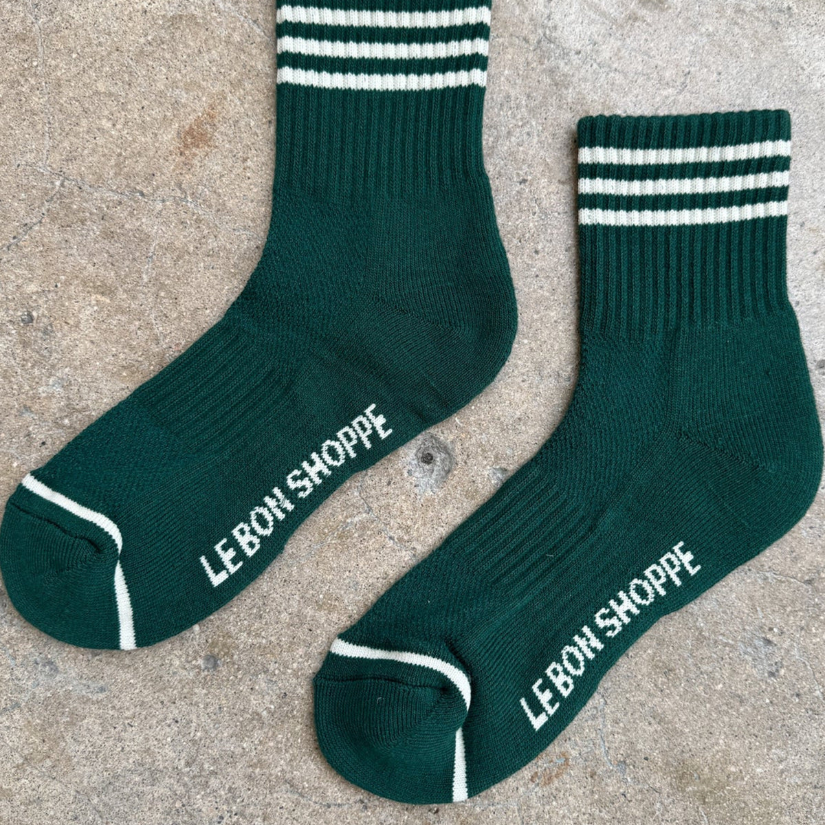 *NEW* Le Bon Shoppe Girlfriend Socks Hunter Green