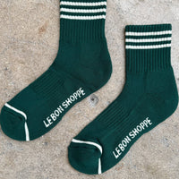 *NEW* Le Bon Shoppe Girlfriend Socks Hunter Green