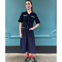 *NEW COLOUR* Cord Shirt Dress Navy