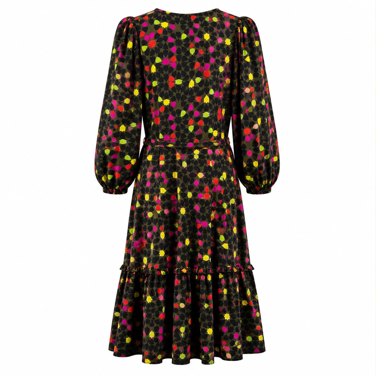 Silk Print Dress