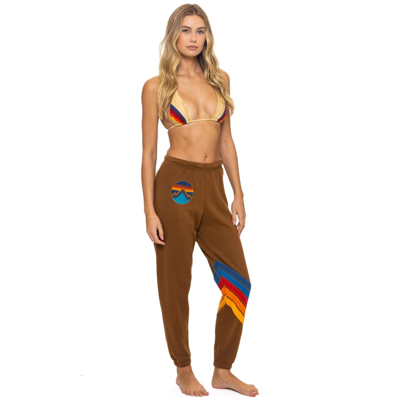 *LANDING NOW* Circle Chevron Sweatpants Cinnamon