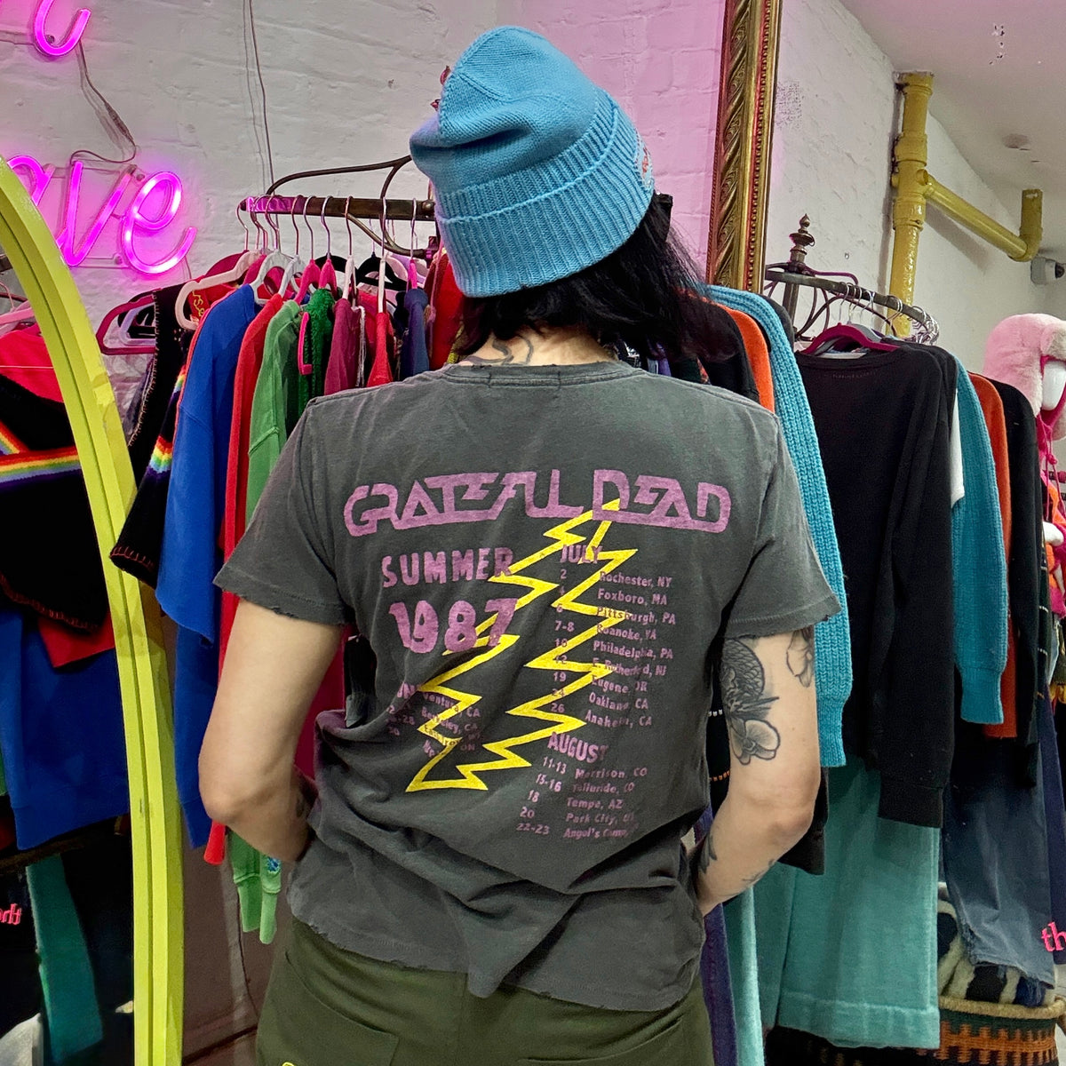 *NEW* Junk Food Grateful Dead Summer Tour 1987